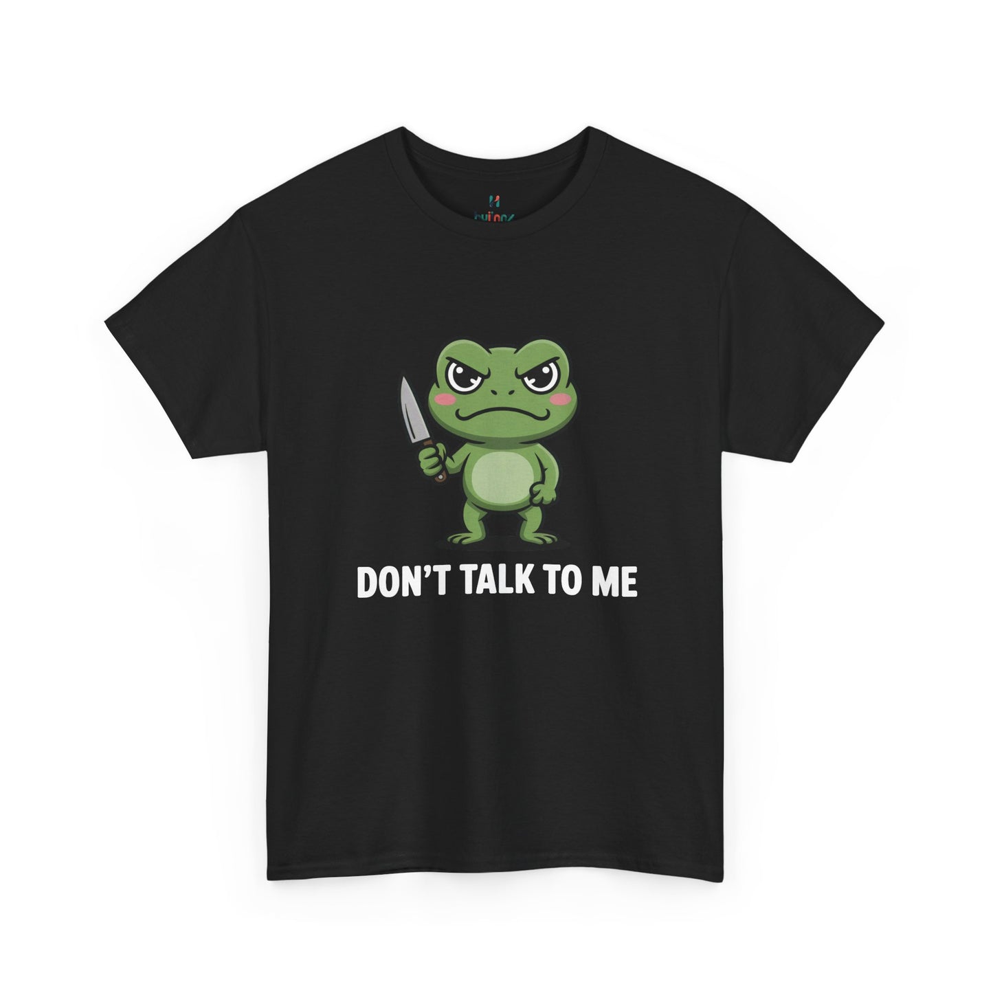 Black Don’t Talk to Me frog meme t-shirt – novelty funny graphic tee.