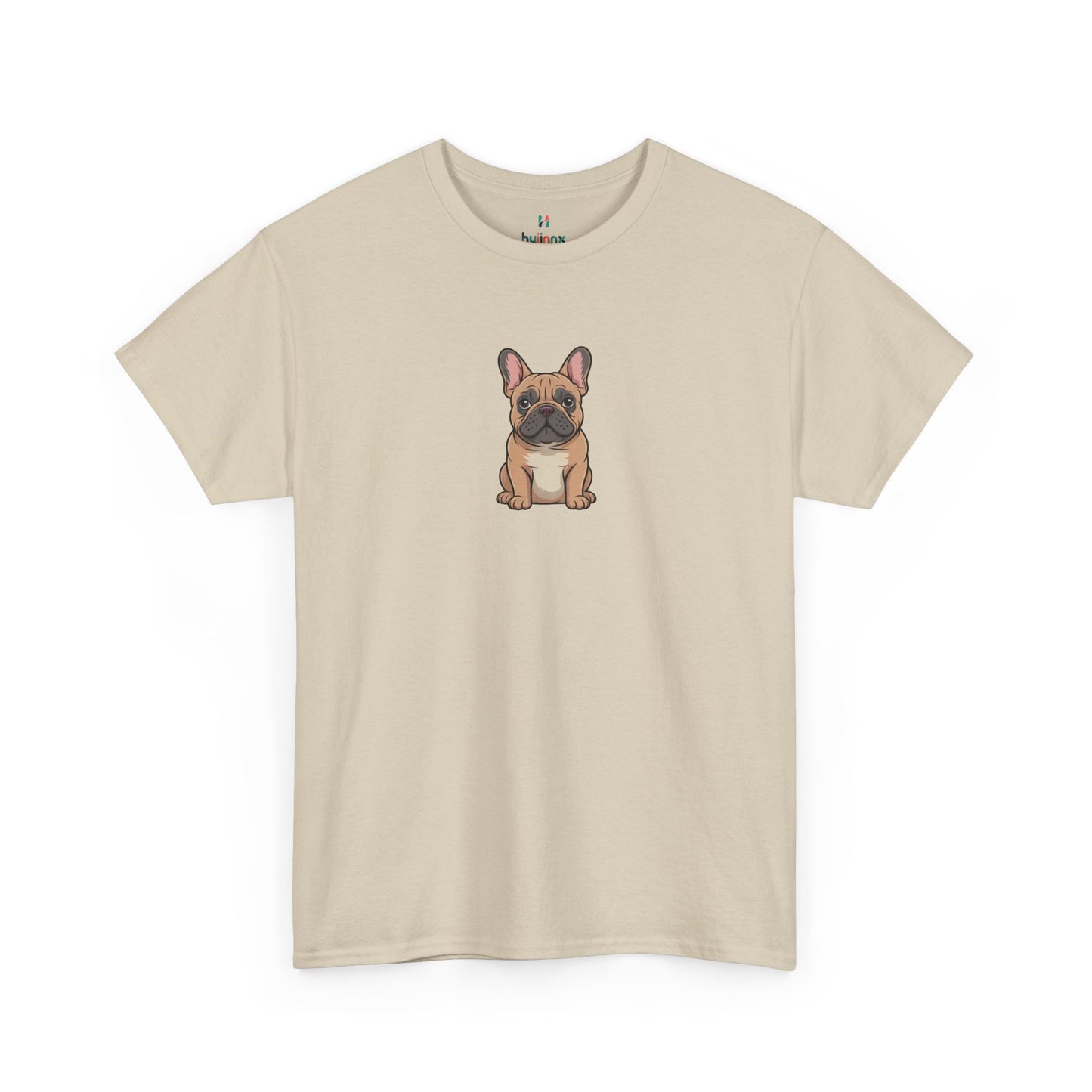 Cream French Bulldog dog graphic shirt – novelty funny dog lover tee.