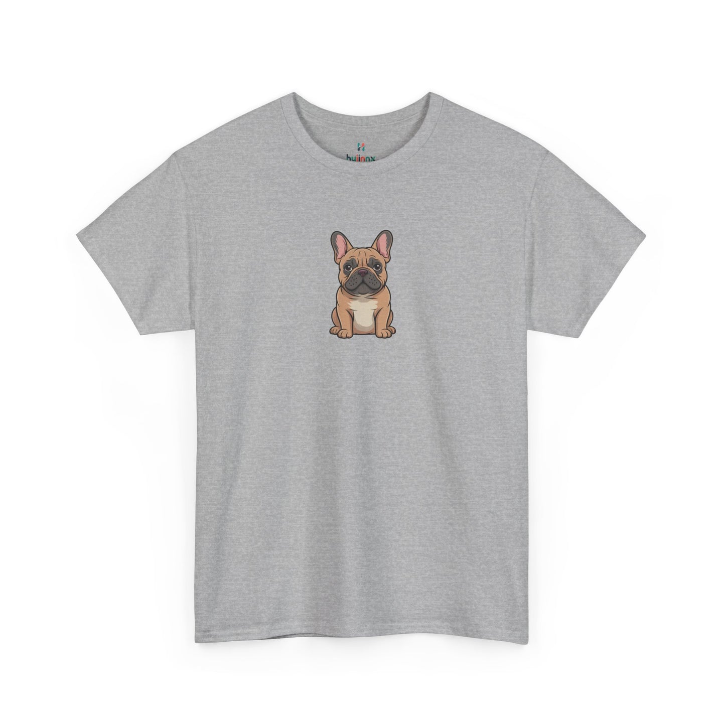 Grey French Bulldog dog graphic shirt – novelty funny dog lover tee.