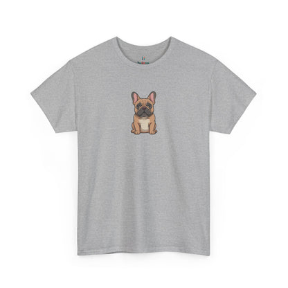 Grey French Bulldog dog graphic shirt – novelty funny dog lover tee.