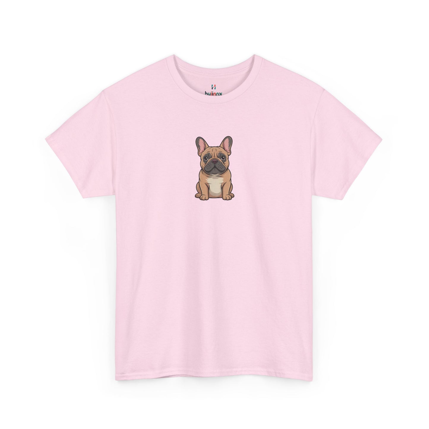 Pink French Bulldog dog graphic shirt – novelty cute dog lover tee.