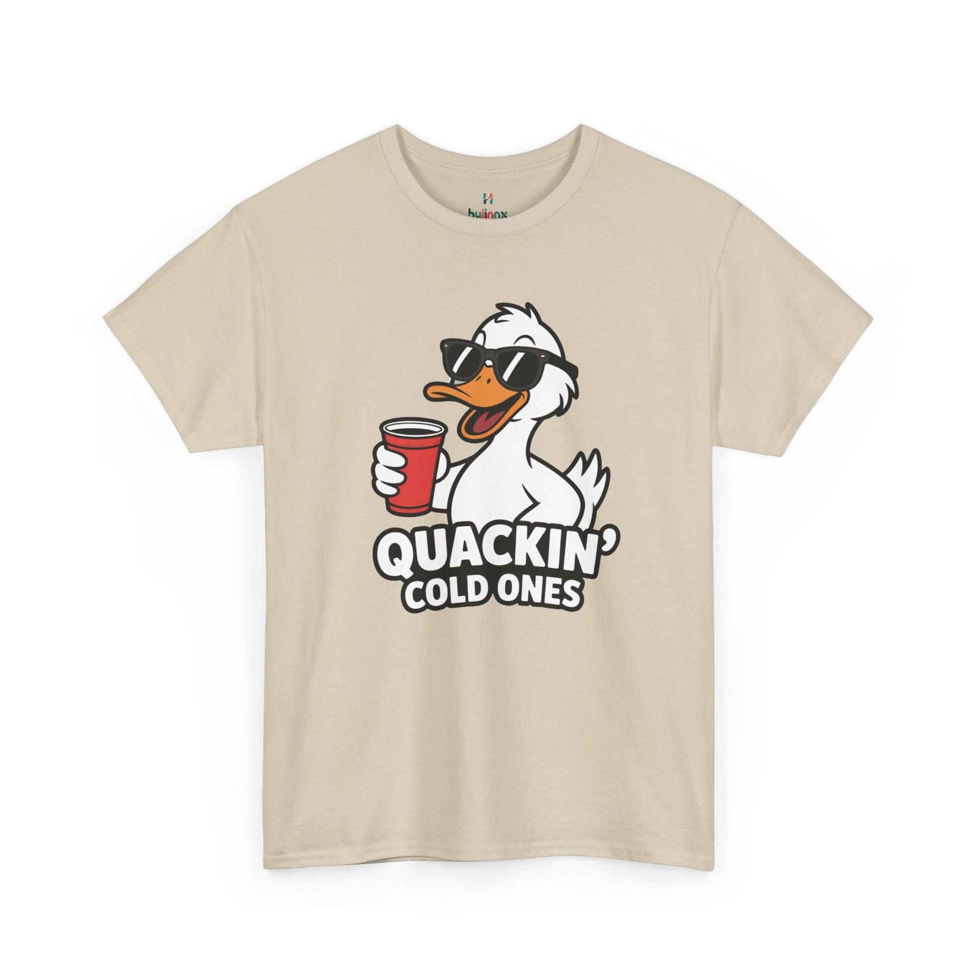 Cream Quackin’ Cold Ones duck meme shirt – gag gift funny graphic tee.