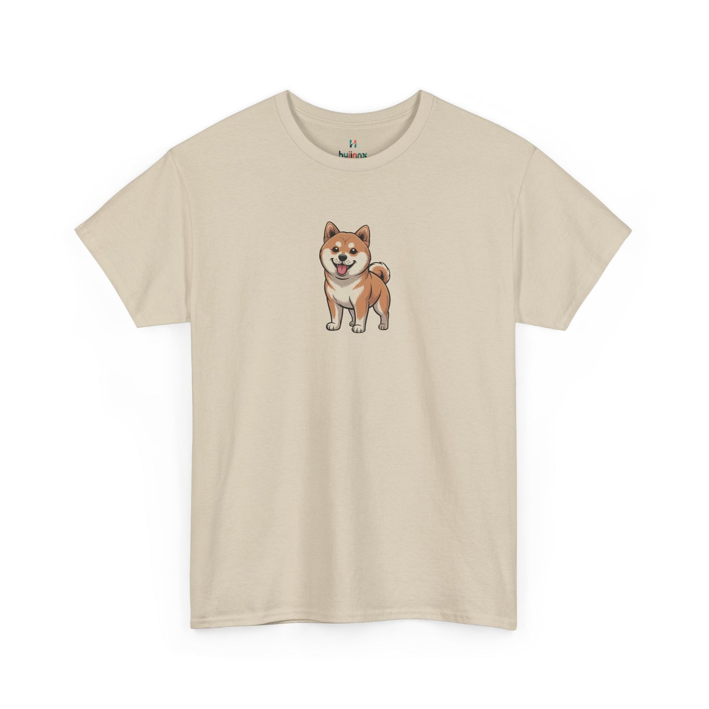Cream Shiba Inu dog graphic shirt – novelty funny dog lover tee.
