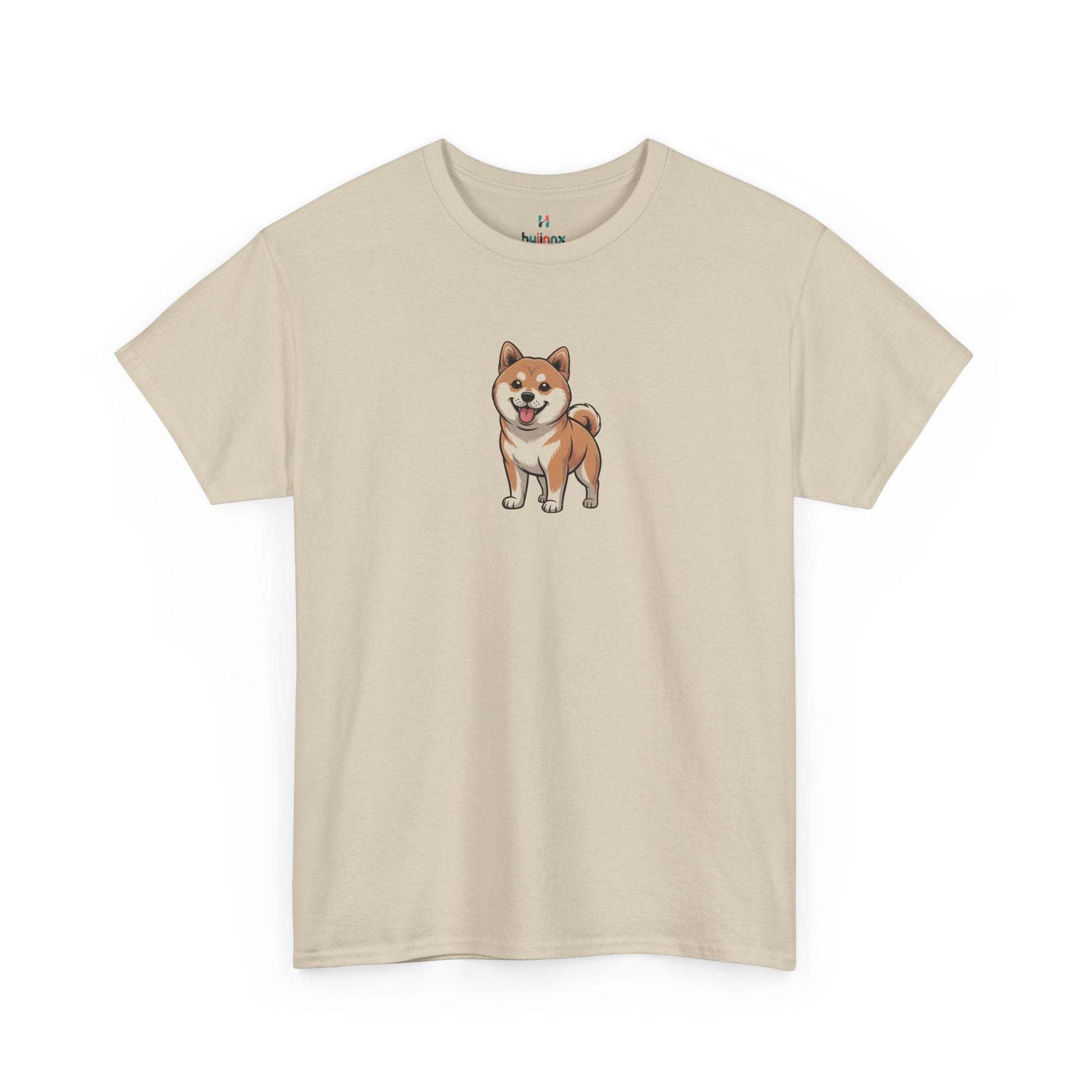 Cream Shiba Inu dog graphic shirt – novelty funny dog lover tee.