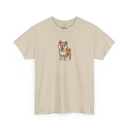 Cream Shiba Inu dog graphic shirt – novelty funny dog lover tee.