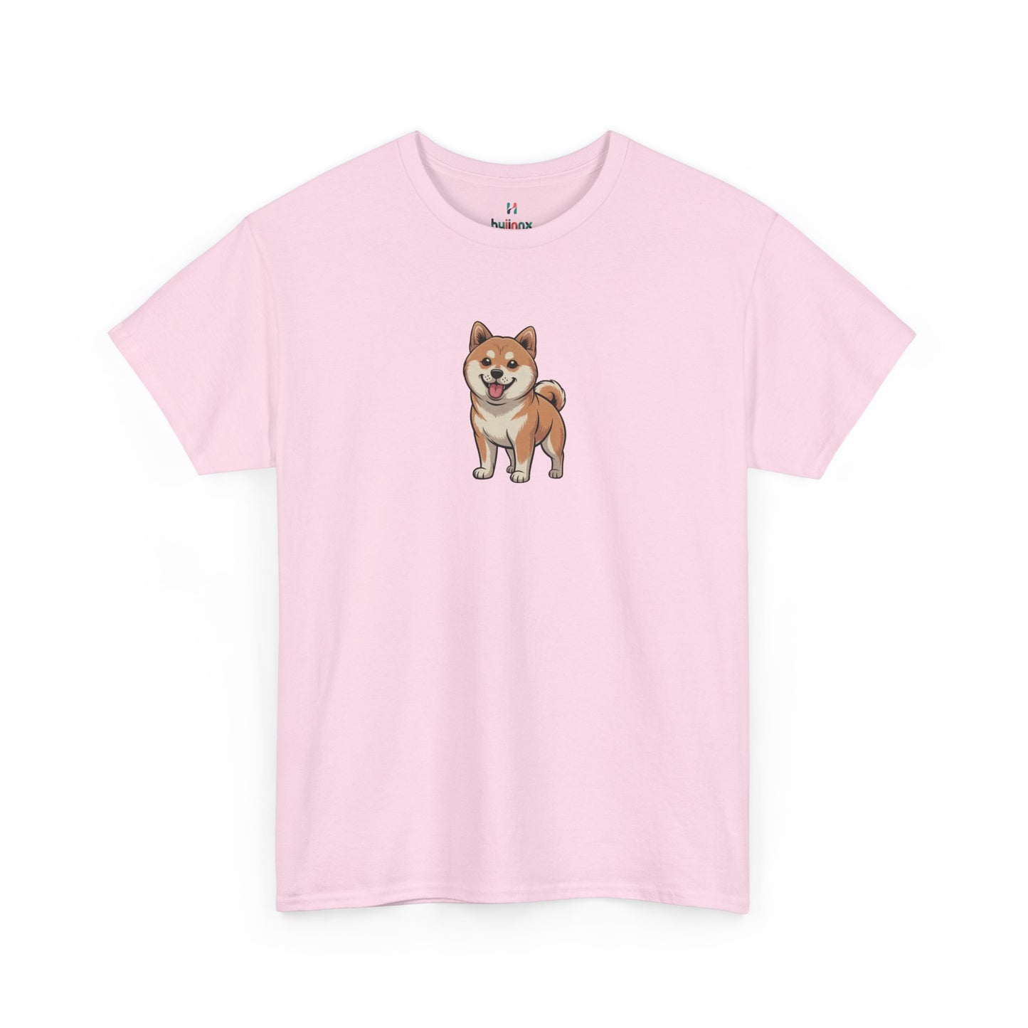 Pink Shiba Inu dog graphic shirt – novelty cute dog lover tee.