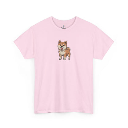 Pink Shiba Inu dog graphic shirt – novelty cute dog lover tee.